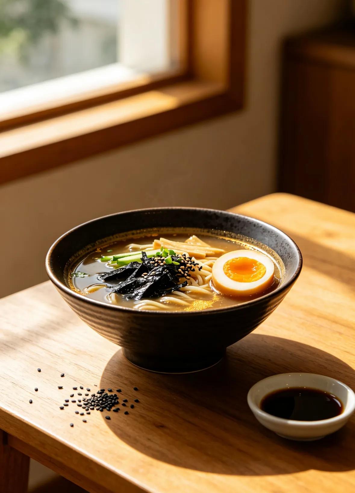 黑暗料理网红图,_溏心蛋_黑金汤